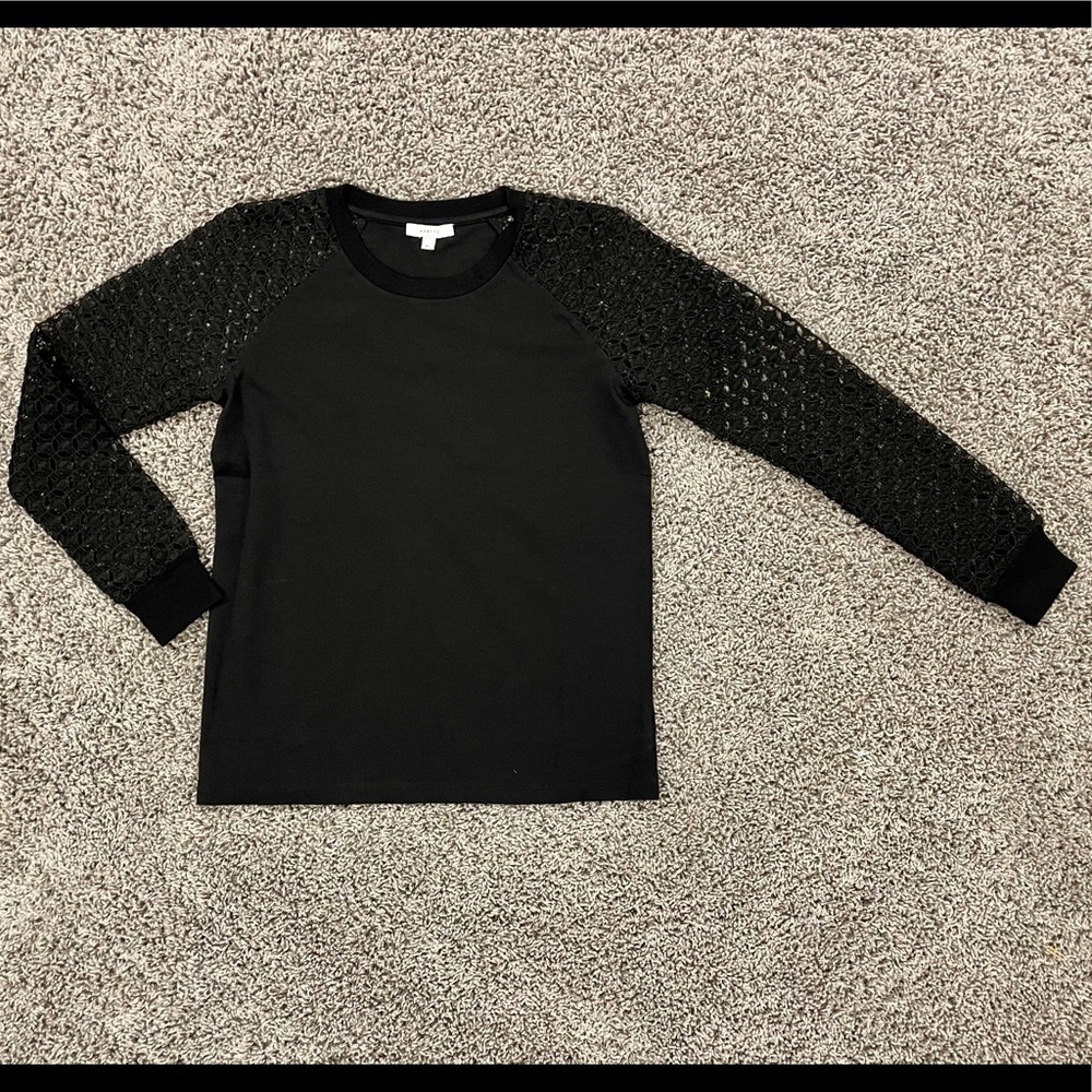 Maette Stella and Dot lace sleeved shirt